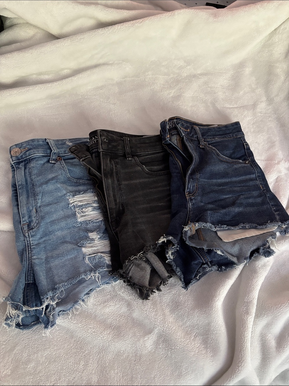 Set of 3 A&E Hi-Rise Shortie Shorts